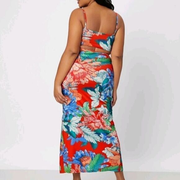 NWT 2PC PRINTED SKIRT SET SZ 2X - Picture 3 of 5